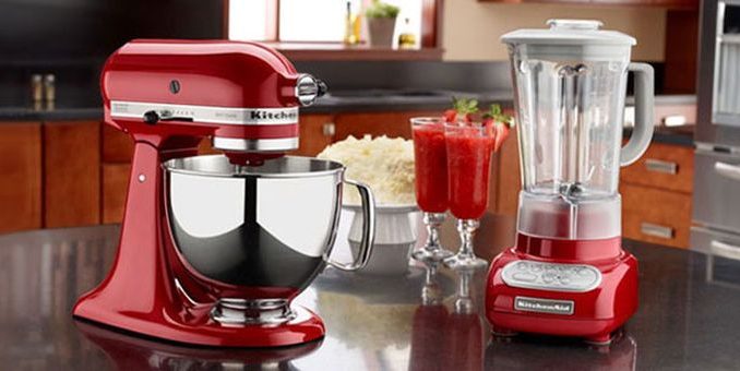 red_kitchen_appliances
