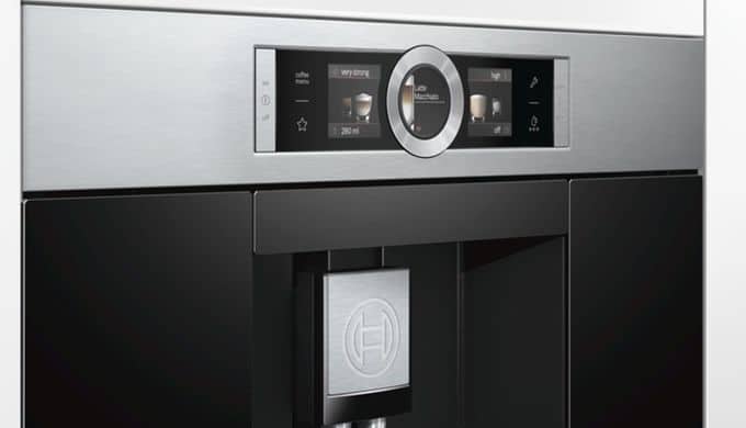 Review of the built-in BOSCH CTL636ES1 coffee machine