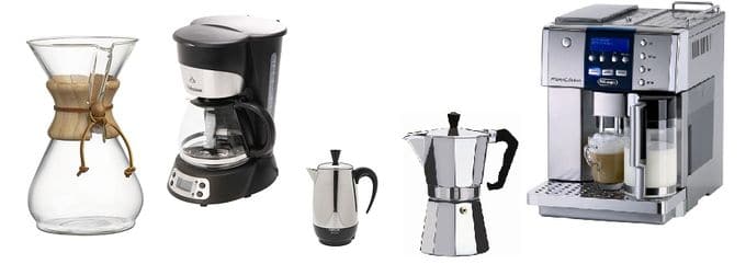 Review of coffee machines