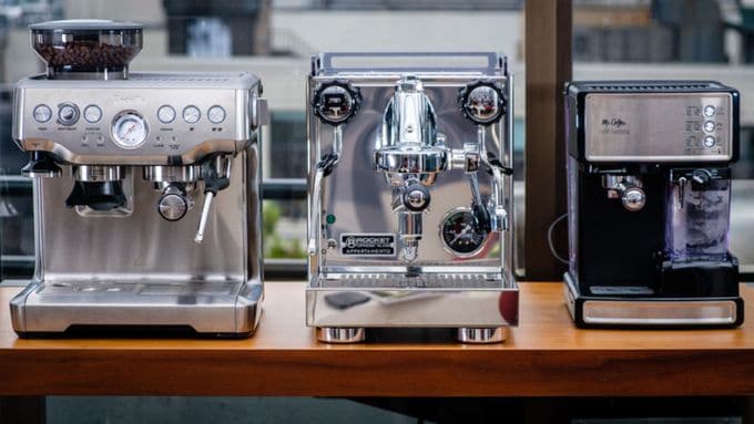 Features of espresso coffee machines