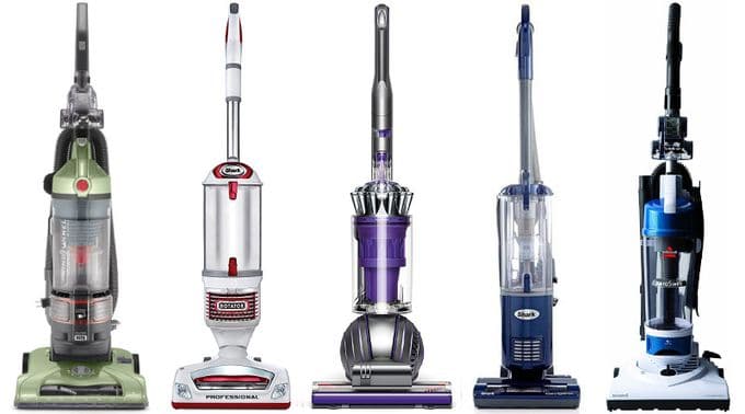 Features of upright vacuums
