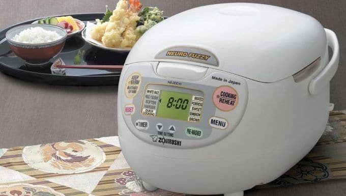 Cooking features with rice cooker