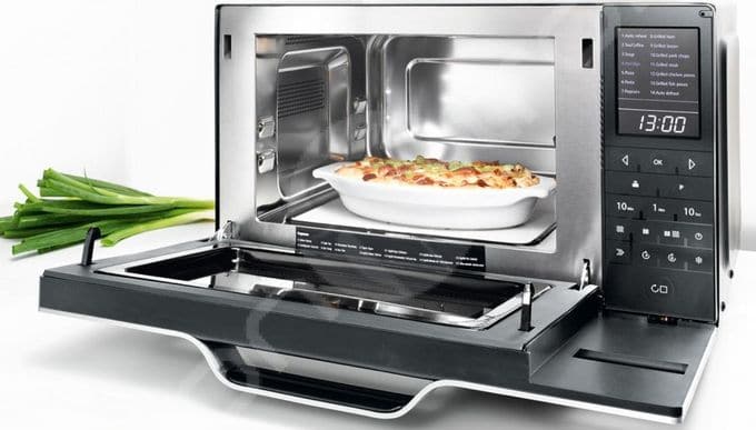 Microwave oven operating principle
