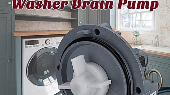 How to replace the pump in a washing machine without draining