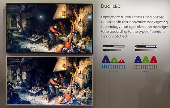 Samsung QLED dual LED