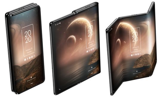 TCL trifold display concept