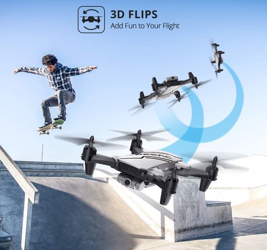 D20 drone 3D flips