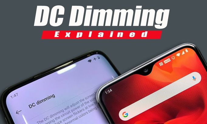 Flicker-free AMOLED smartphone with DC Dimming