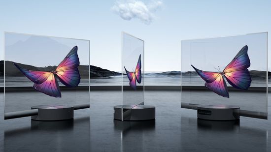 Transparent Xiomi Mi LUX OLED smart TV