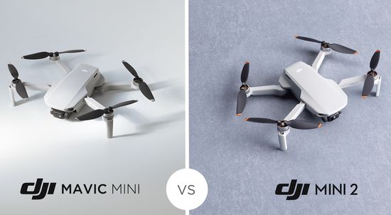 DJI Mavic Mini vs DJI Mavic Mini 2 Design