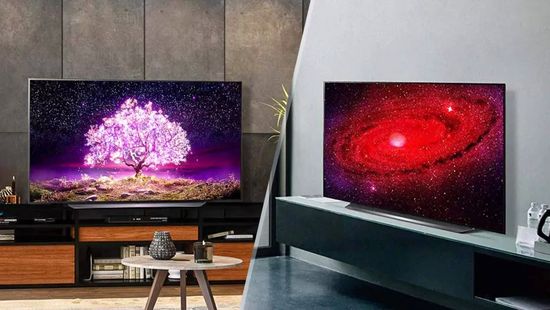 LG C1 vs CX design