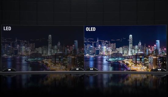 OLED vs LCD contrast