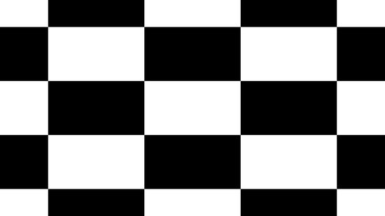 Black and white checkerboard pattern