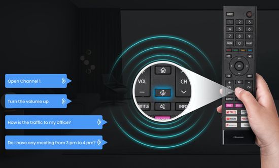 Hisense U9GQ Voice Control Remote