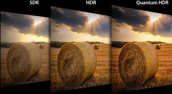 SDR vs HDR vs Quantum HDR