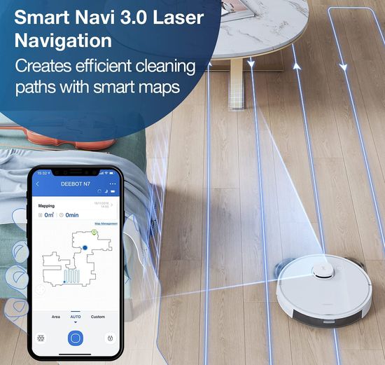 Ecovacs Deebot N7 Smart Navi 3.0 LiDAR navigation