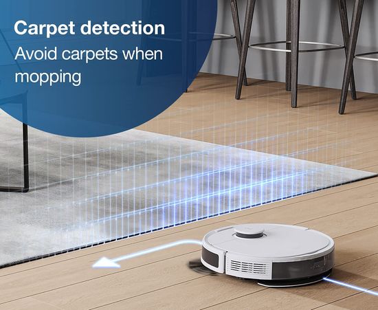 Ecovacs Deebot Ozmo N7 carpet detection