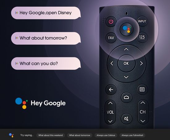 Hisense L9G voice remote