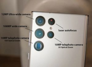 Samsung Galaxy S22 Ultra cameras