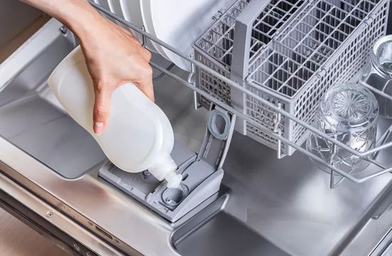 Dishwasher water softener