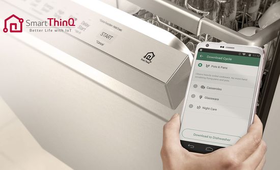 LG dishwasher ThinQ