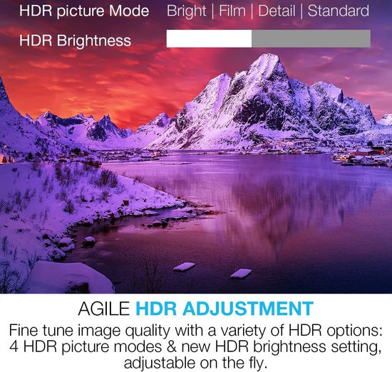 Optoma UHZ45 HDR adjustment