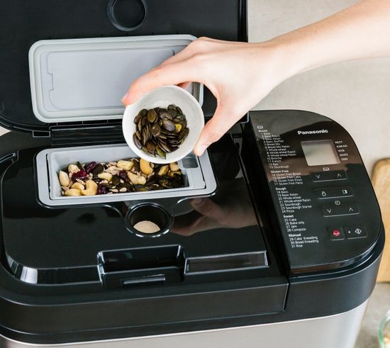 Panasonic breadmaker dispenser