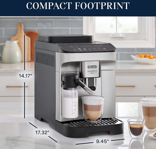 Delonghi Magnifica Evo dimensions