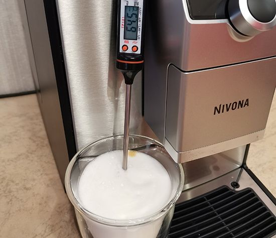 Nivona 799 milk temperature
