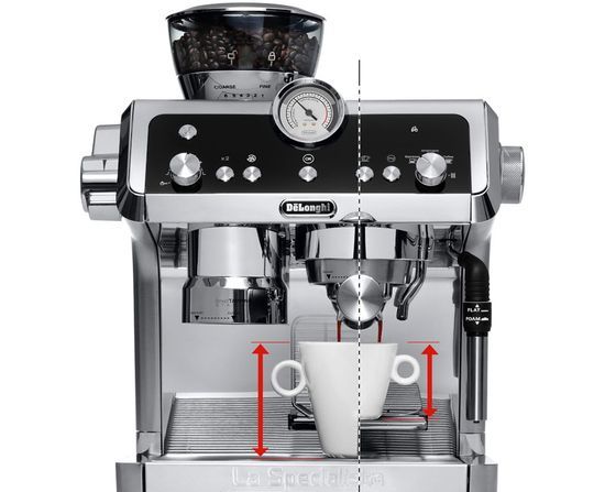 delonghi la specialista adjustable cup height