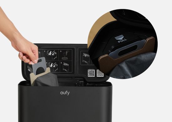 Eufy G40+ auto-locking dust bag