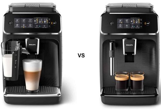 Philips 3200 LatteGo vs 2200 series