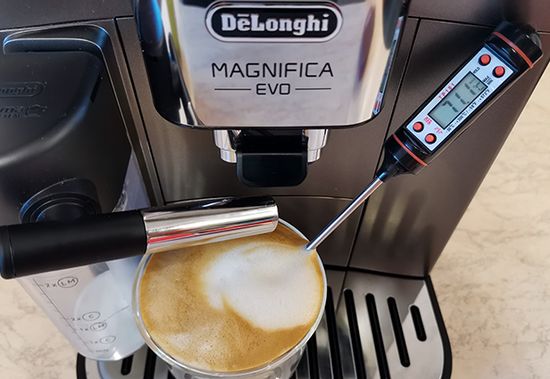 Magnifica Evo Cappuccino temp