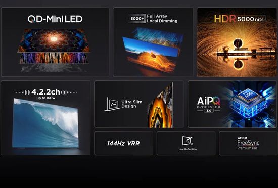 TCL X955 Features