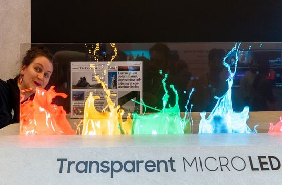 Samsung transparent Micro LED