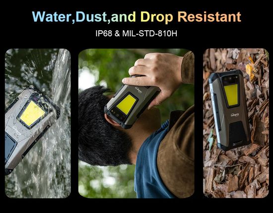 Unihertz Tank IP68 Water, Dust and Drop Resistant