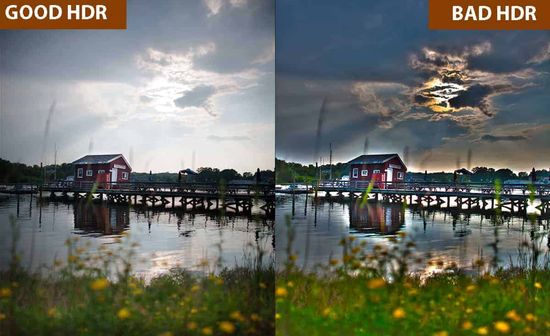 HDR clipping