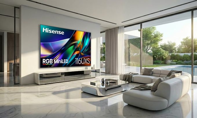 Hisense RGB MiniLED 116UXS evo TV