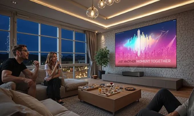 Epsons Lifestudio grand plus projector