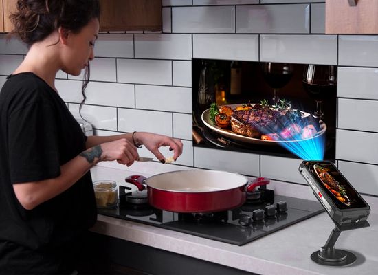Tank phone-projector