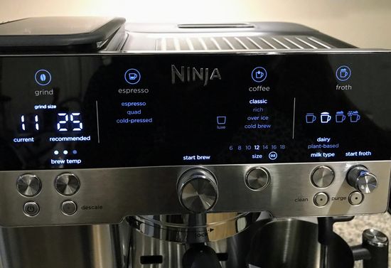 Ninja Luxe Cafe Interface