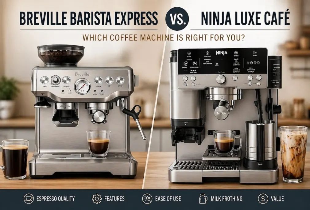 Ninja Luxe Cafe vs Breville Barista Express